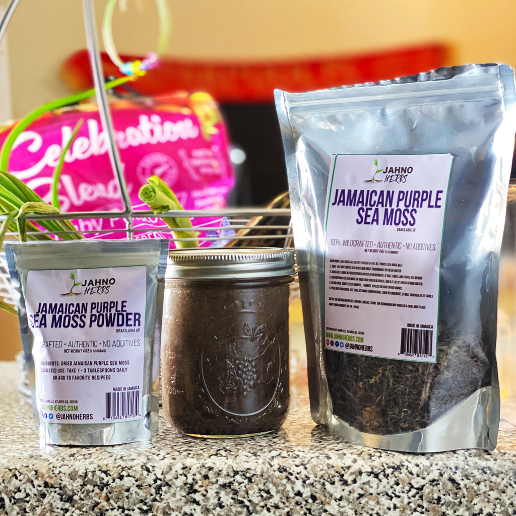 Jamaican Purple Sea Moss, a Prime asset for your diet.